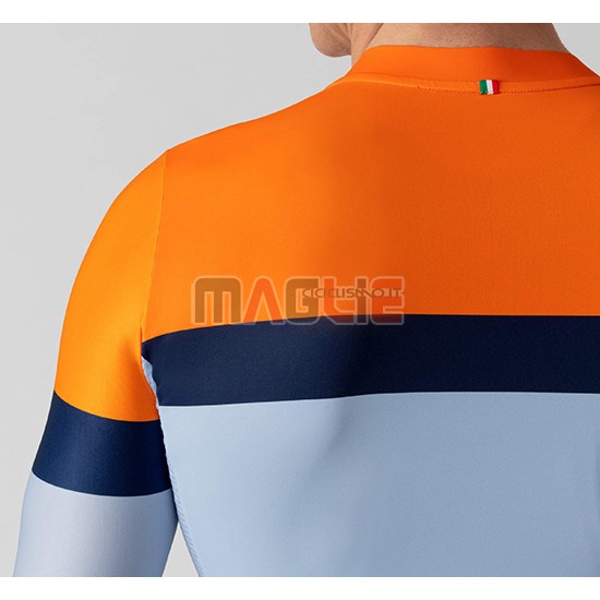 Maglia La Passione Arancione Manica Corta 2019 Blu